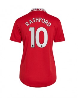 Manchester United Marcus Rashford #10 Heimtrikot für Frauen 2022-23 Kurzarm